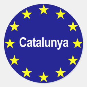 cataloniaeuropeanstate2 classic round sticker