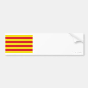 Cataluña flag bumper sticker