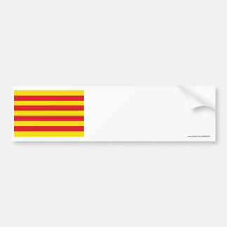 Cataluña flag bumper sticker