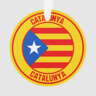 Catalunya Round Emblem Ornament
