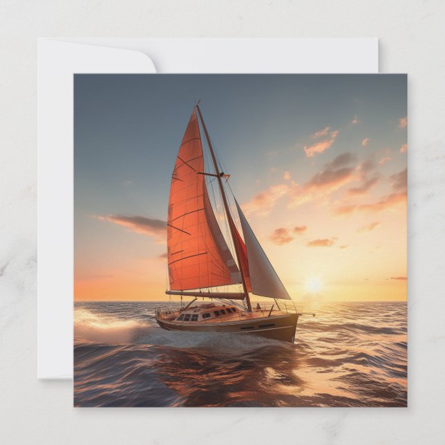 Catamaran Boat Gift Card (Front)