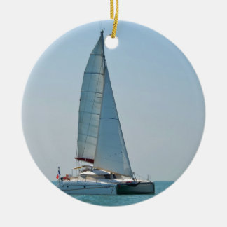 Catamaran Clara Ceramic Tree Decoration