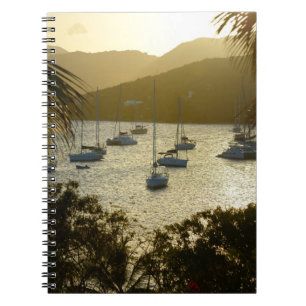 Catamarans and sailboats spiral notebook