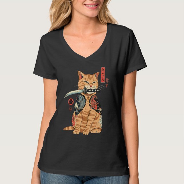 Catana Cat T-Shirt (Front)