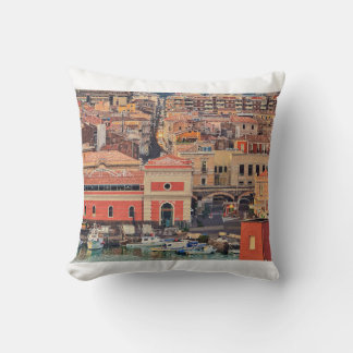 Catania City Marina Sicily Italy Cushion