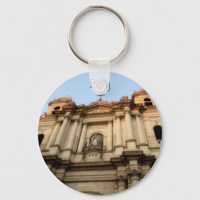 Catania Italy Cathedral Key Ring (Front)