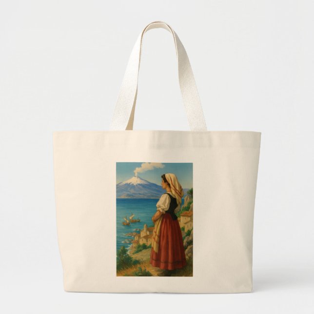 Catania Lady Large Tote Bag (Front)