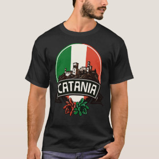 Catania Sicilia Retro Italian Region Design T-Shirt