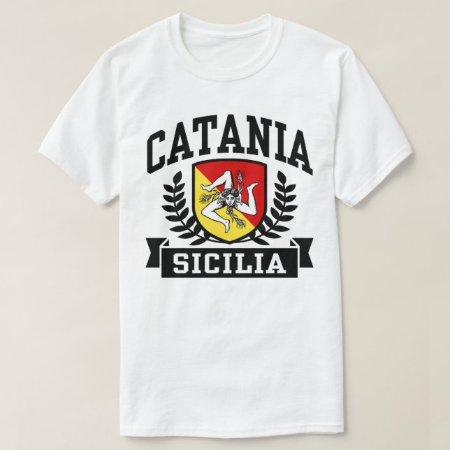 Catania Sicilia T-Shirt (Design Front)
