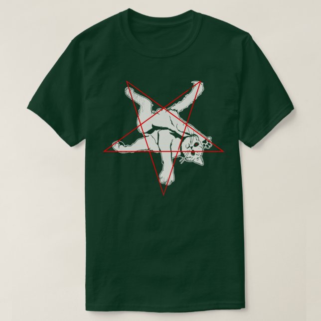 Catanic Panic T-Shirt (Design Front)