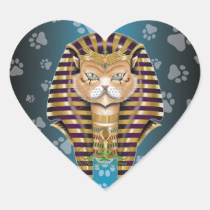 CATankhaMEOW Heart Sticker