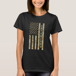 Catanzaro City Pride Italy Desert Camo Distressed  T-Shirt