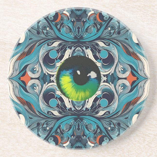 Cataract Counterattack - Ken Gauge Art Coaster (Front)