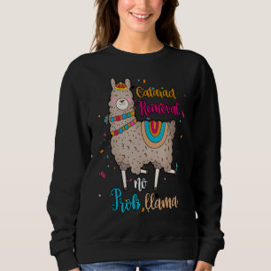 Cataract Surgery No Probllama Eye Surgery Recovery Sweatshirt