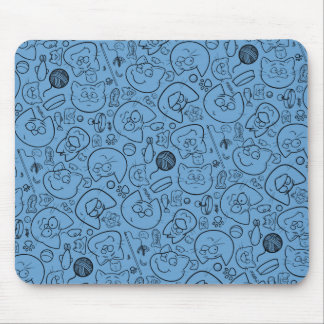 Catastrophe mousepad, blue mouse pad