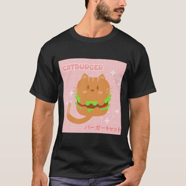 Catburger by Cuervo279 T-Shirt (Front)