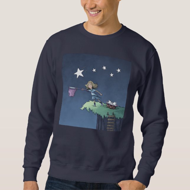 Catch a Falling Star - Collecting Wishes  Sweatshirt (Front)