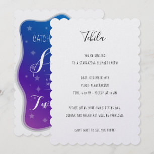 Catch a Falling Star Invitation