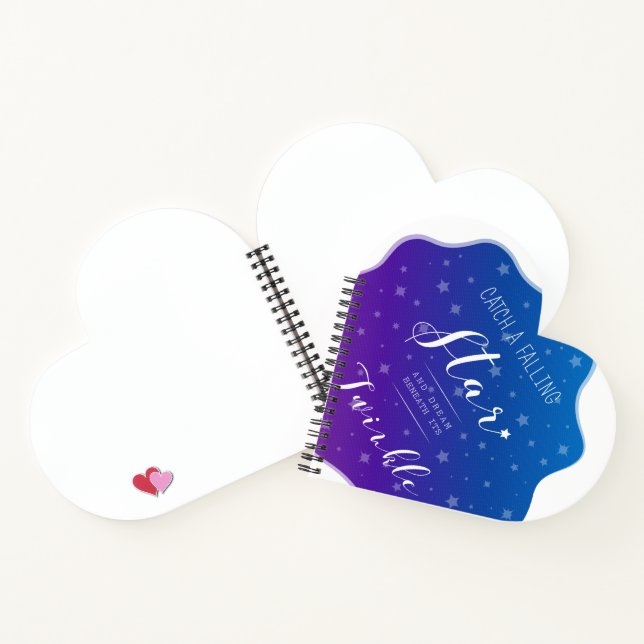 Catch a Falling Star Notebook (Inside)