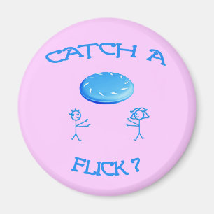 Catch A Flick Frisbee Magnet