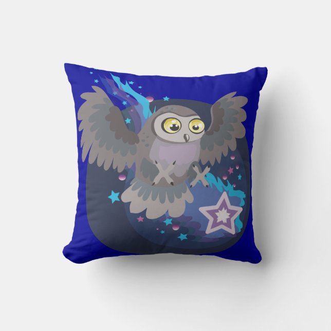 Catch a Star~ Owl pillow (Front)