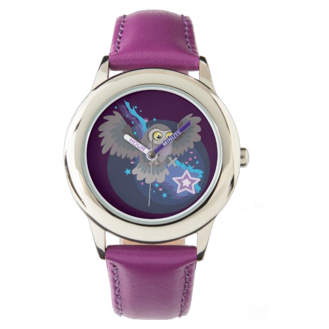 Catch a Star Owl~wrist watch (Front)