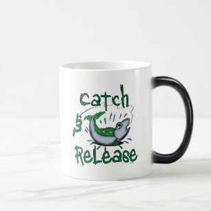 Catch and Release Fishing Shirts Magic Mug
