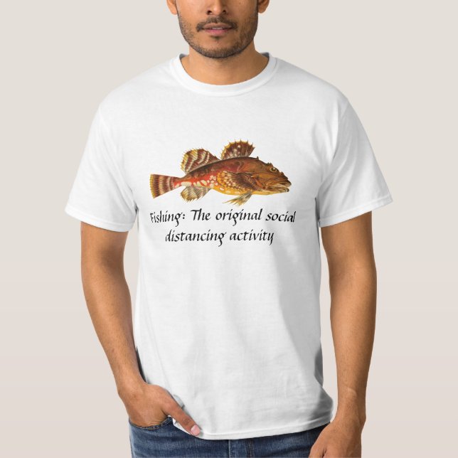 Catch and Release: Funny Fishing T-Shirt for Men (Front)
