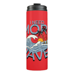 "Catch Endless Waves: Your Beach Lifestyle Starts  Thermal Tumbler
