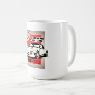 Catch Me If You Can Car Graphic Coffee Mug