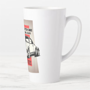Catch Me If You Can Car Graphic Latte Mug