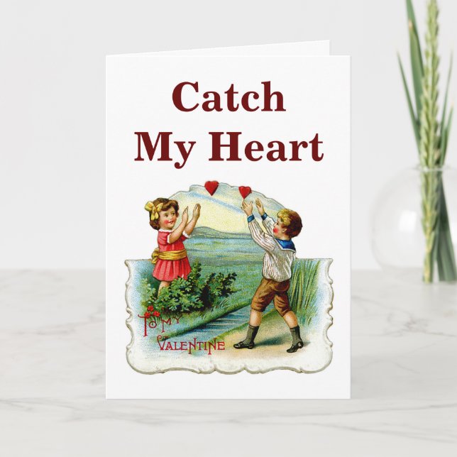Catch my Heart Holiday Card (Front)