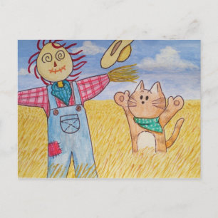 "Catch!" Postcard