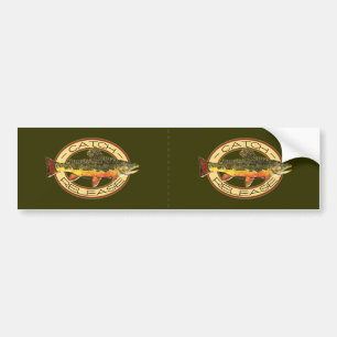 Catch & Release Fishing Bumper Sticker