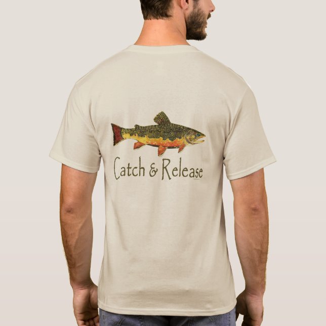 Catch & Release Trout Fishing T-Shirt (Back)