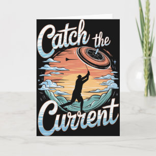 Catch The Current - Playful Disc Golf Scene  Card