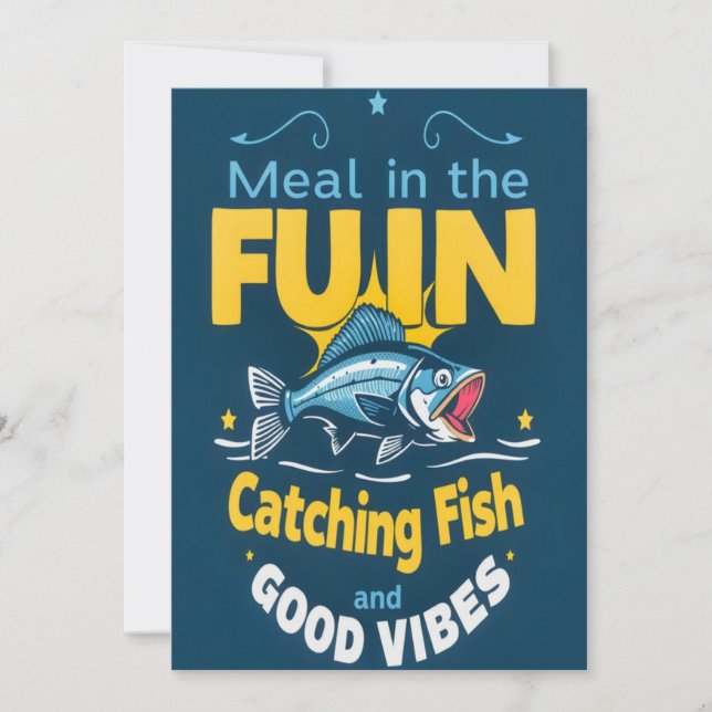 Catch the Fun Invitation (Front)