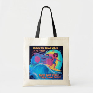 Catch the Good Vibes Surf & Music Festival Tote Ba Bag
