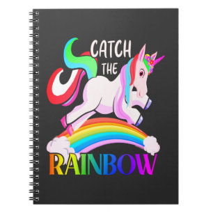 Catch the Rainbow Unicorn Design Notebook