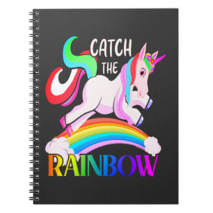 Catch the Rainbow Unicorn Design Notebook