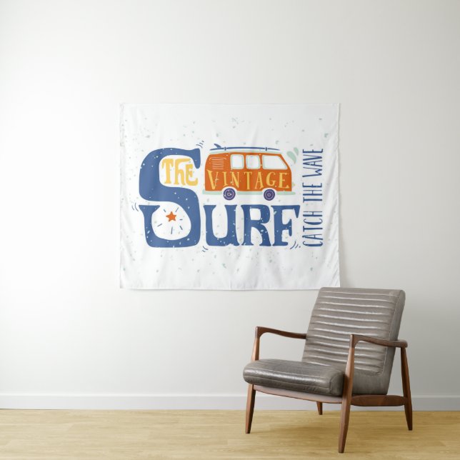 Catch The Wave Poster Tapestry (In Situ (Horizontal))