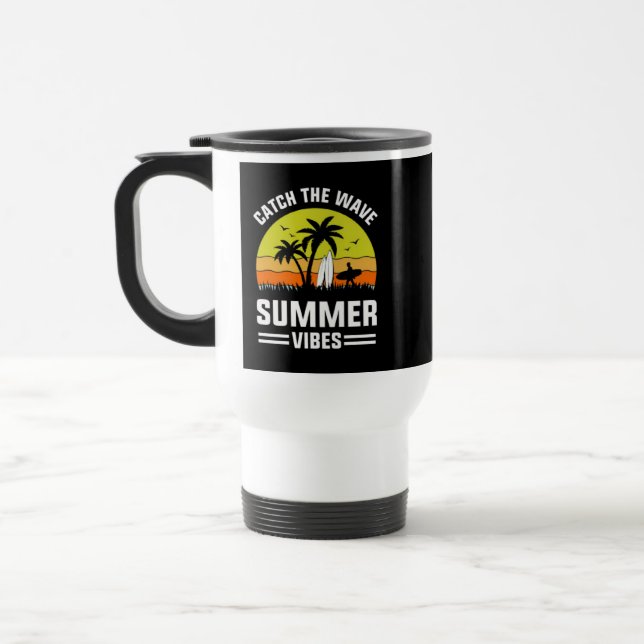 Catch The Wave Summer Vibes-64193 Travel Mug (Left)