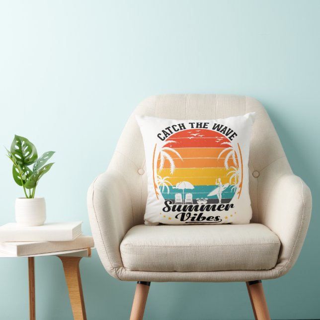 Catch the Wave Summer Vibes Cushion (Chair)
