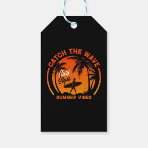 Catch the Wave Summer Vibes Gift Tags