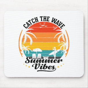 Catch the Wave Summer Vibes Mouse Pad