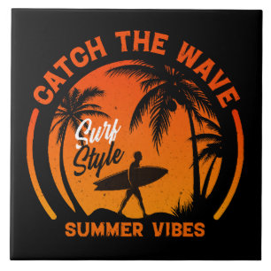 Catch the Wave Summer Vibes Tile