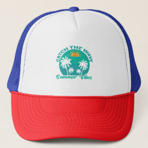 Catch the Wave Summer Vibes Trucker Hat