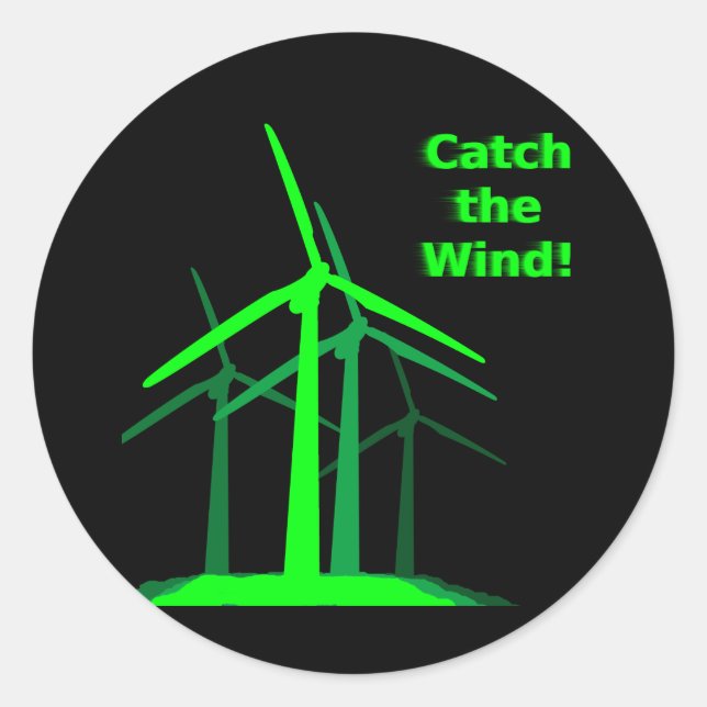 Catch the Wind! Sticker (Front)