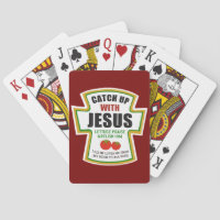 Catch Up With Jesus Funny Christian Ketchup Tomato