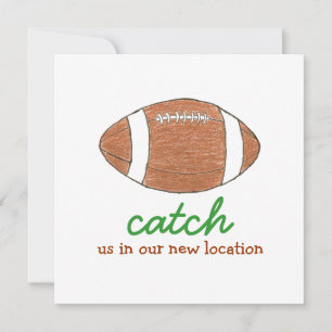 "Catch us in our new location" change of address Invitation